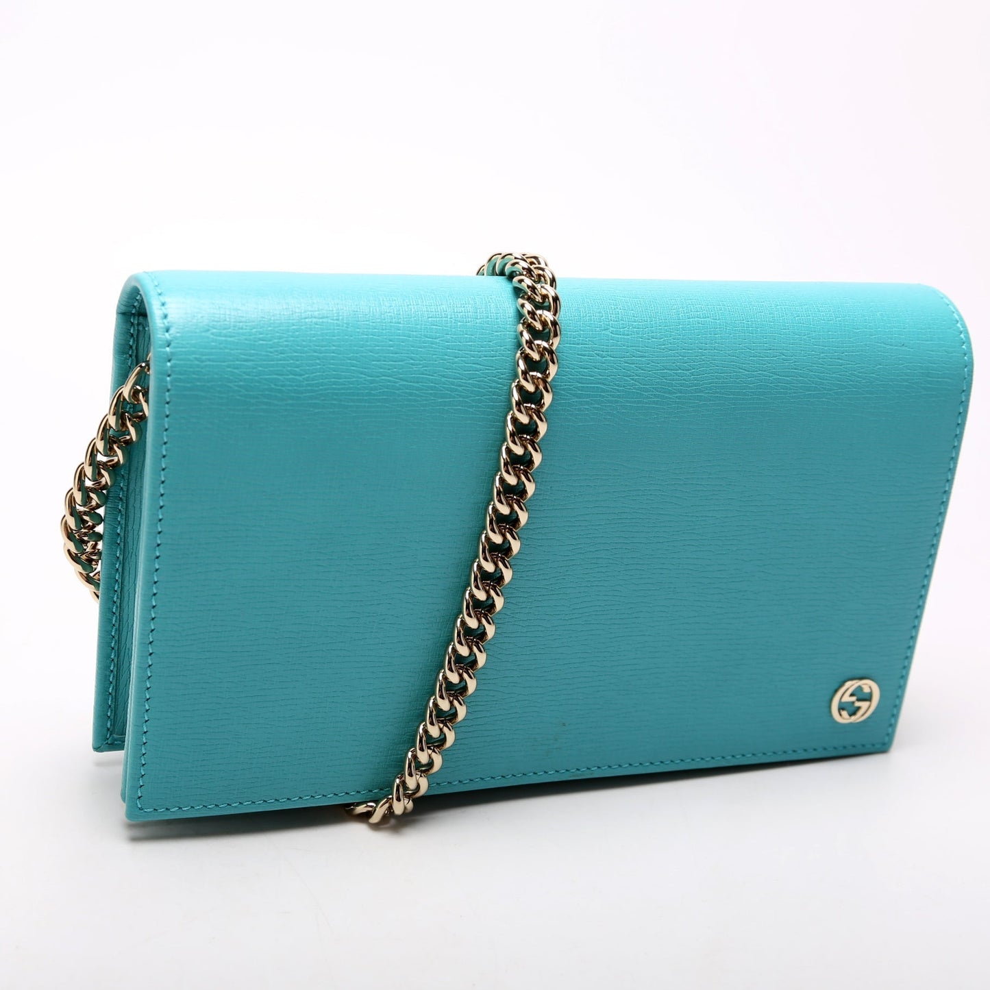 Gucci 354697 Interlocking GG Chain Wallet Bag