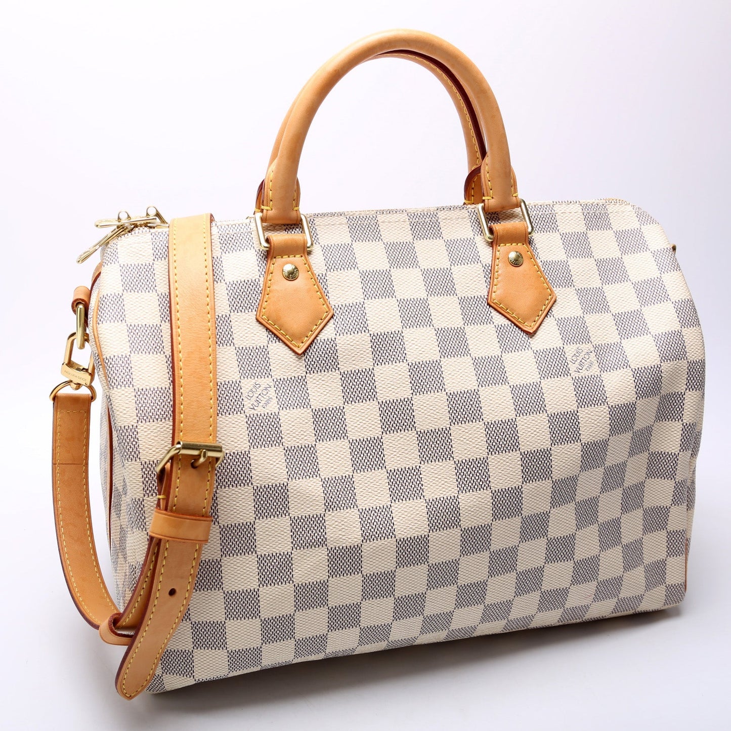 Louis Vuitton Speedy 30 Bandouliere Damier Azur