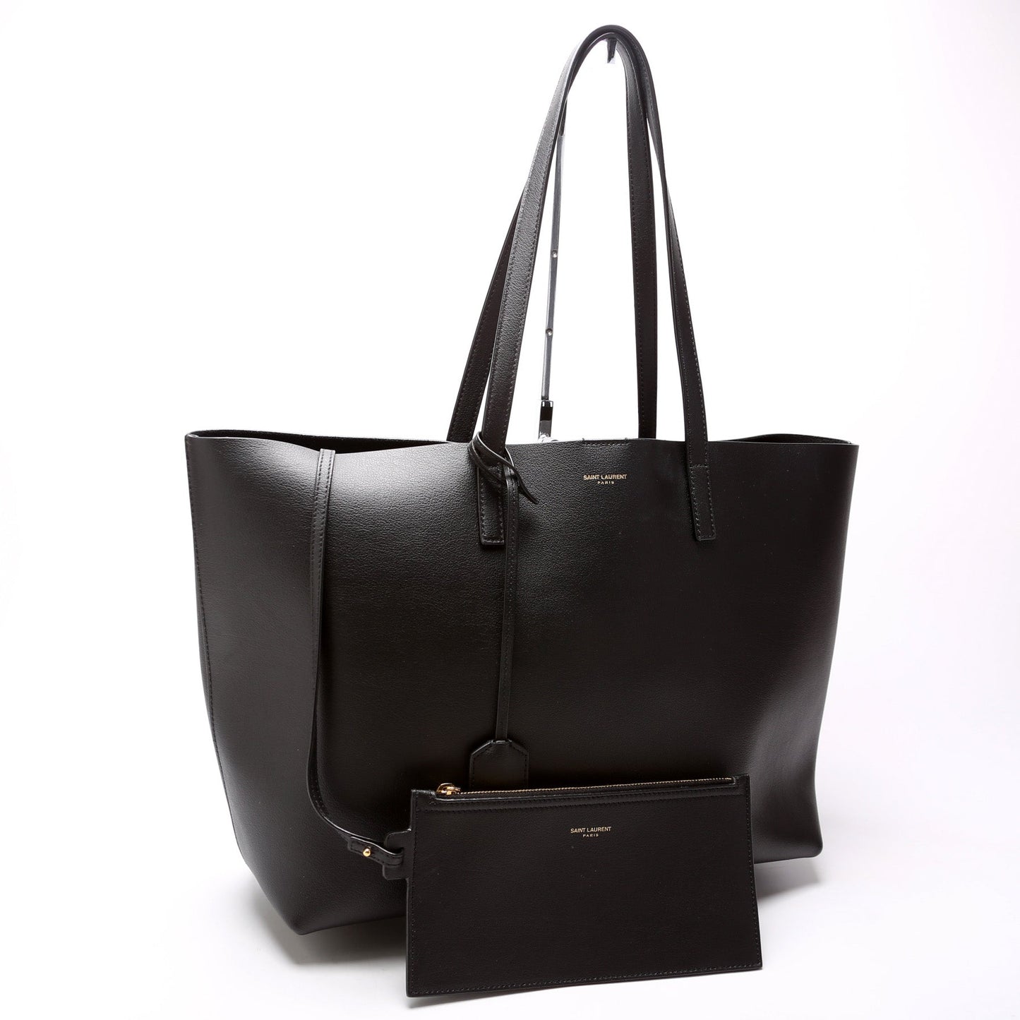 Saint Laurent Shopping East/West Supple Leather Bag