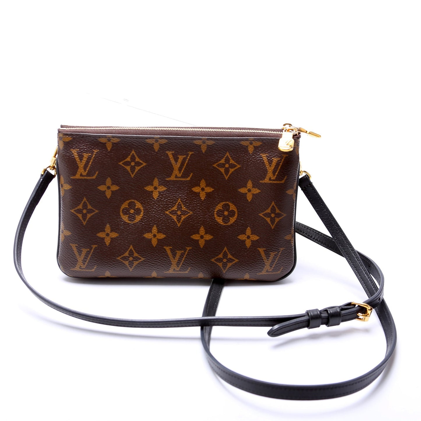 Louis Vuitton Double Zip Pochette Giant Reverse Monogram