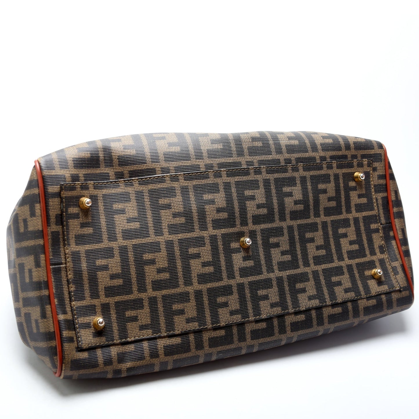 Fendi Zucca Canvas Boston Vintage 119-04499 Bag