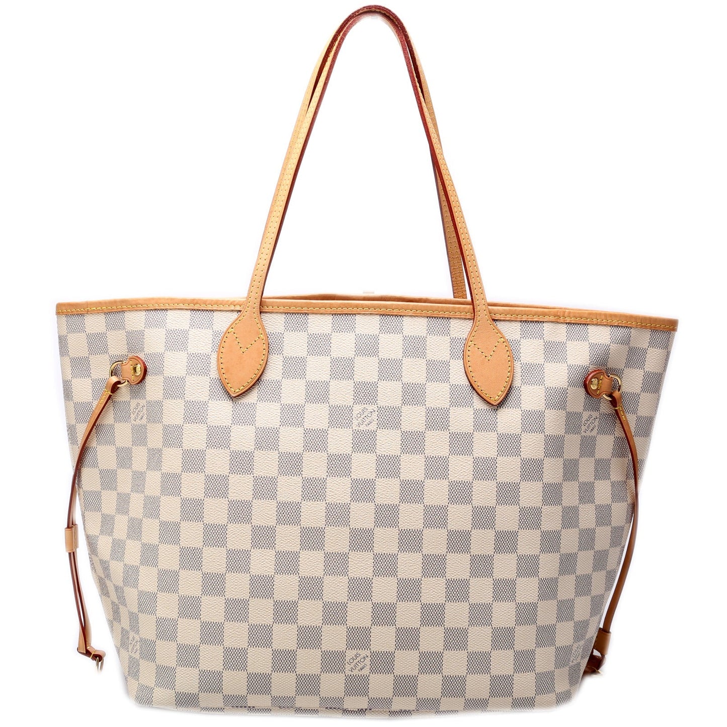 Louis Vuitton Neverfull W/Wallet MM Damier Azur