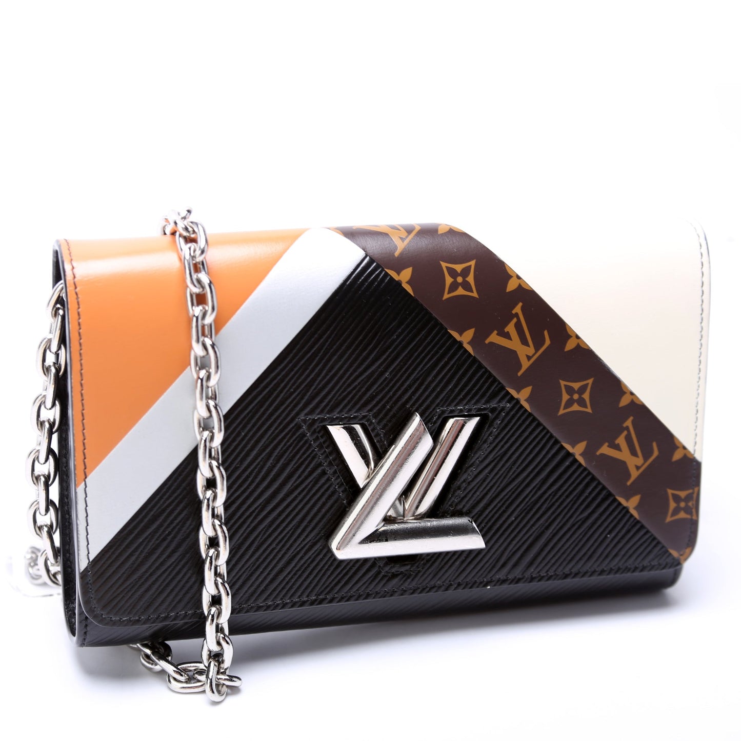 Louis Vuitton Twist Chain Wallet Calfskin Monogram Epi.