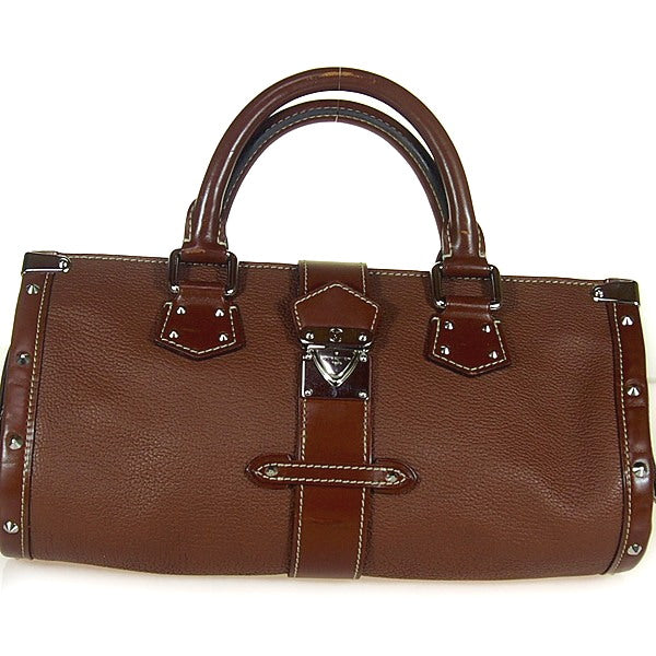 LOUIS VUITTON Handbag M91884 Sheep leather Brown Cienne Suhari Epanui PM Women