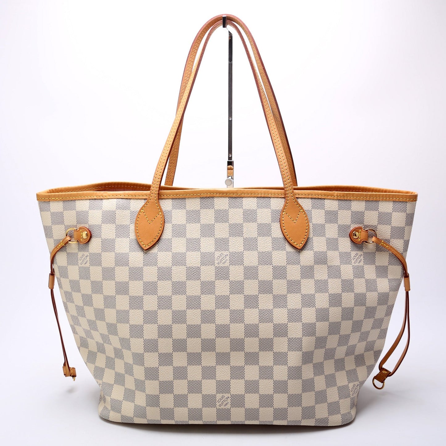 Louis Vuitton Neverfull W/Wallet MM Damier Azur