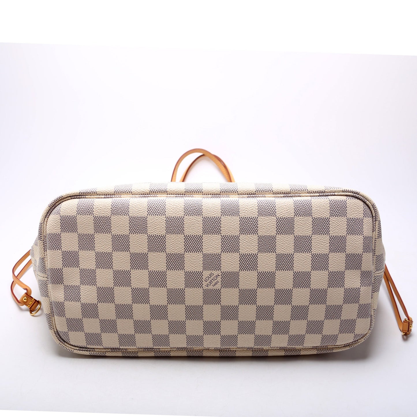 Louis Vuitton Neverfull W/Wallet MM Damier Azur