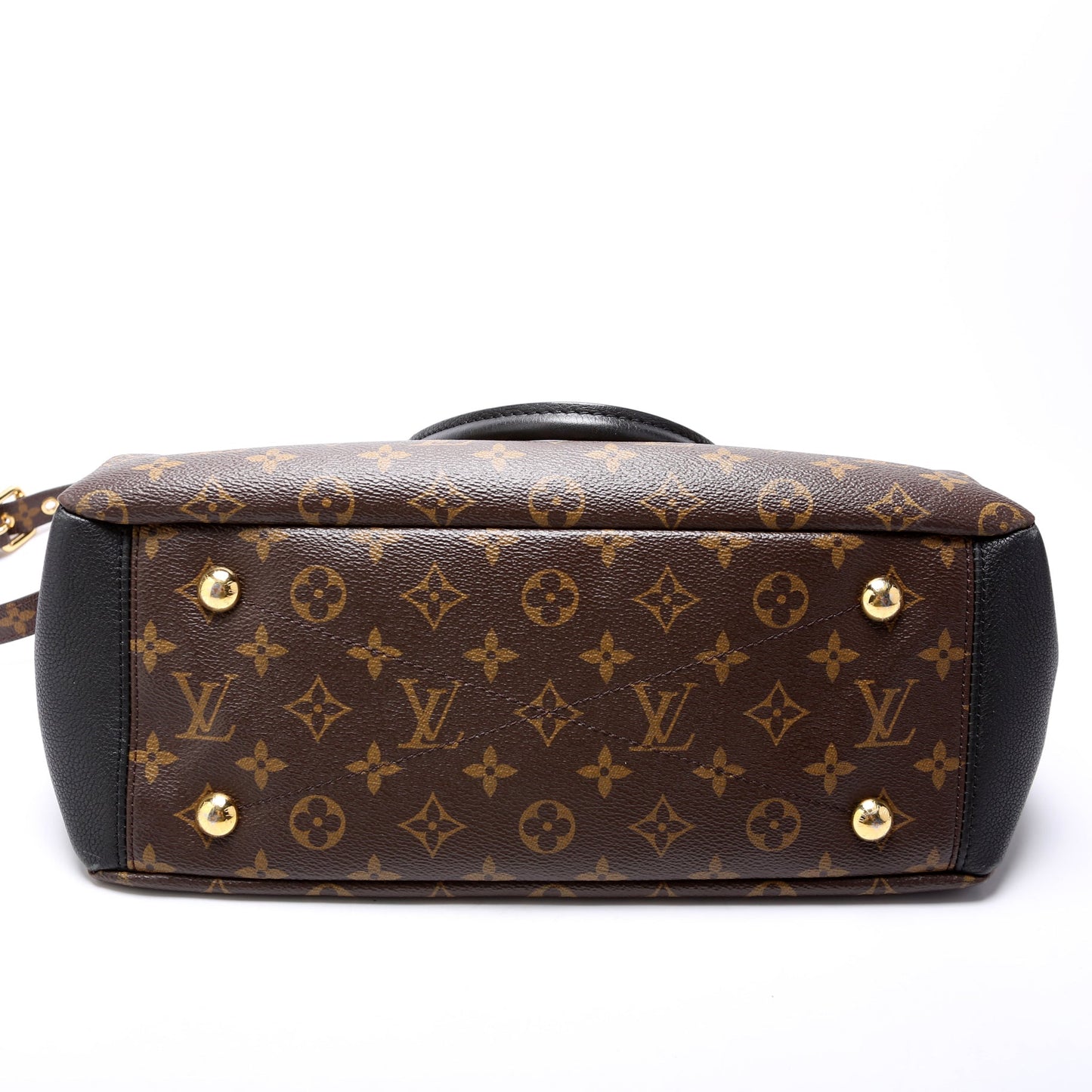 Louis Vuitton Pallas Tote Monogram Leather Side
