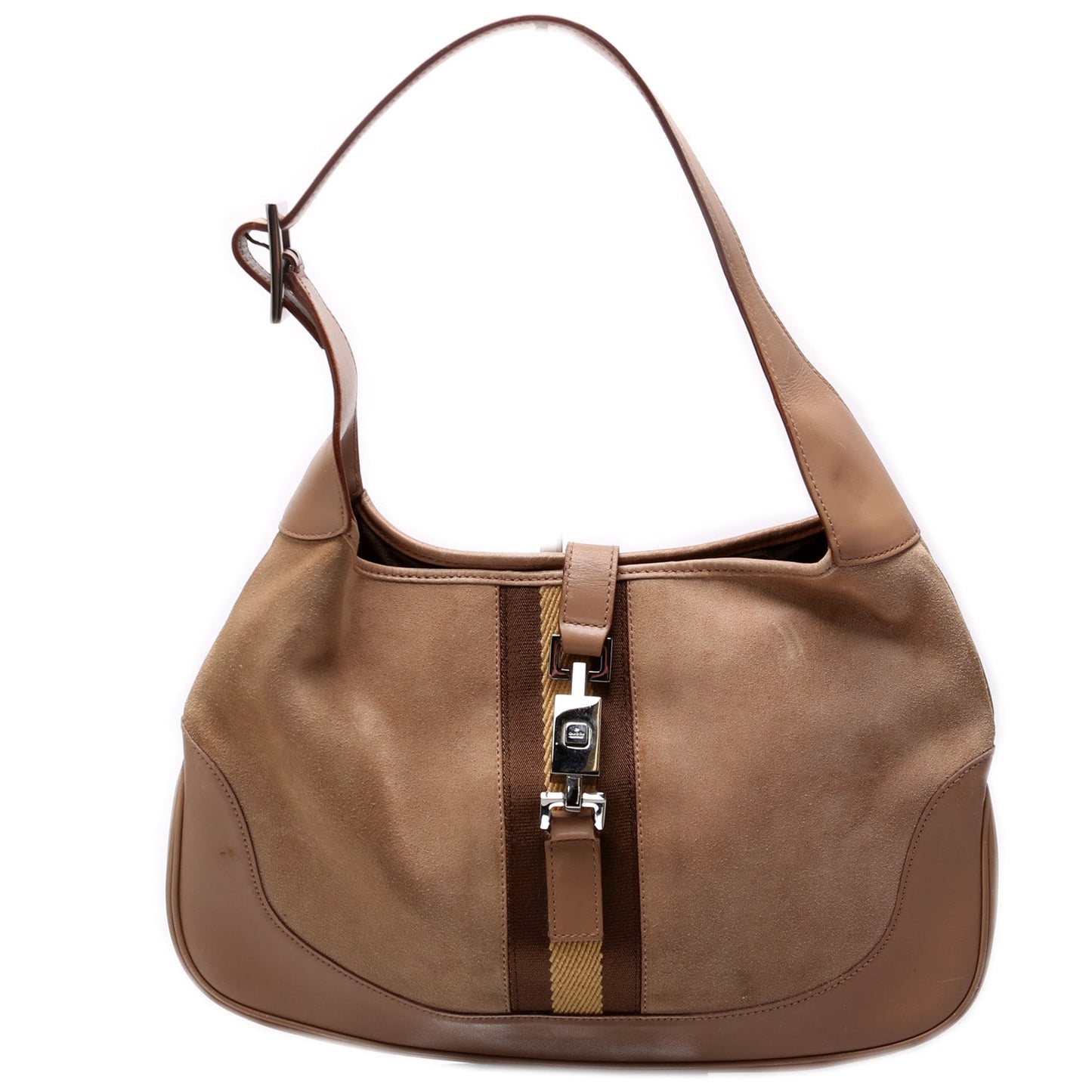 Gucci 001-3306 Jackie Vintage Suede Bag