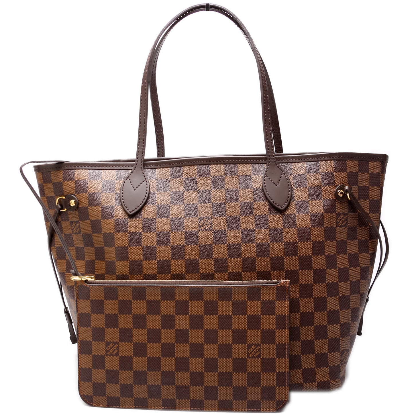 Louis Vuitton Neverful W/Wallet MM Damier Ebene
