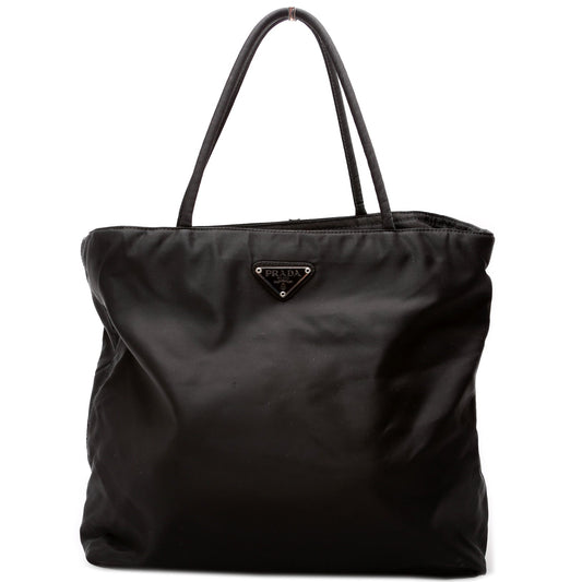 Prada Nylon Zip Tote Vintage Bag