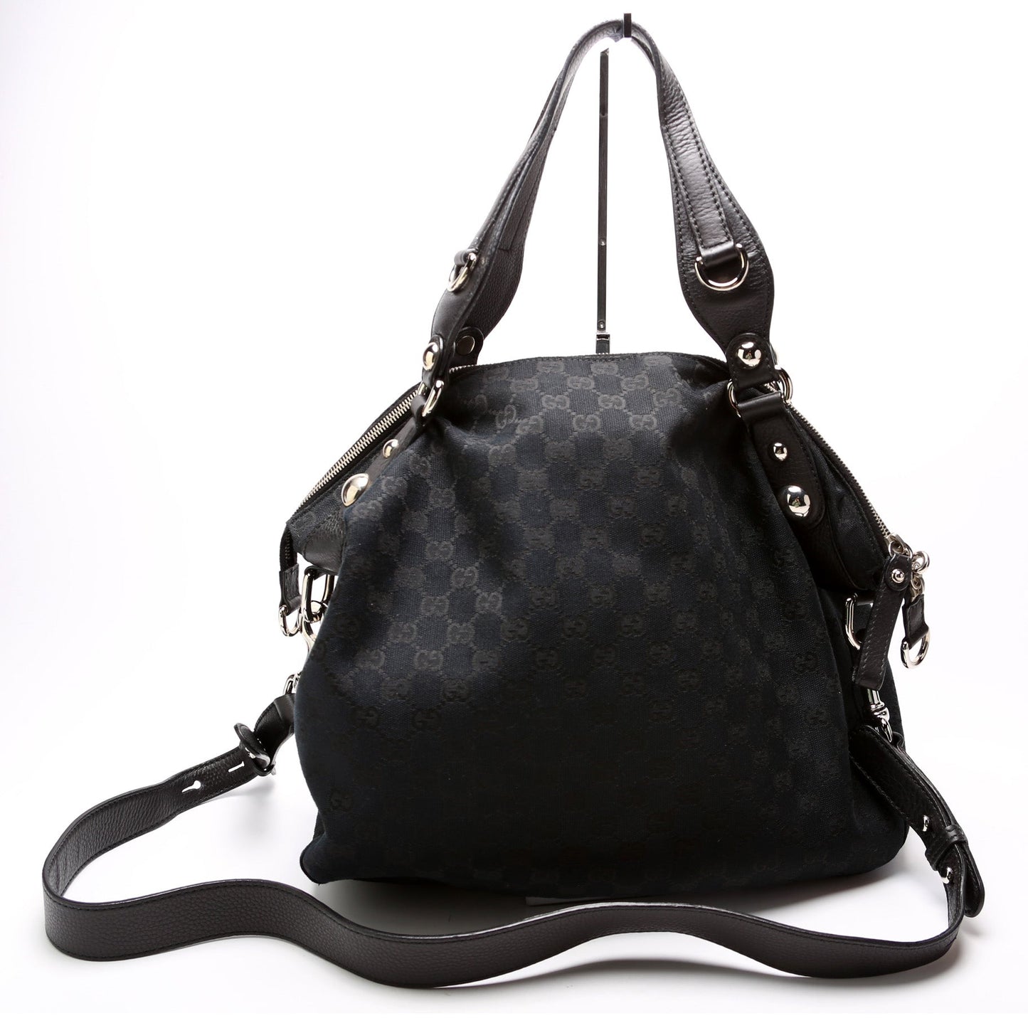 Gucci GG Canvas Icon Bit Large Top Handle 232949 Bag