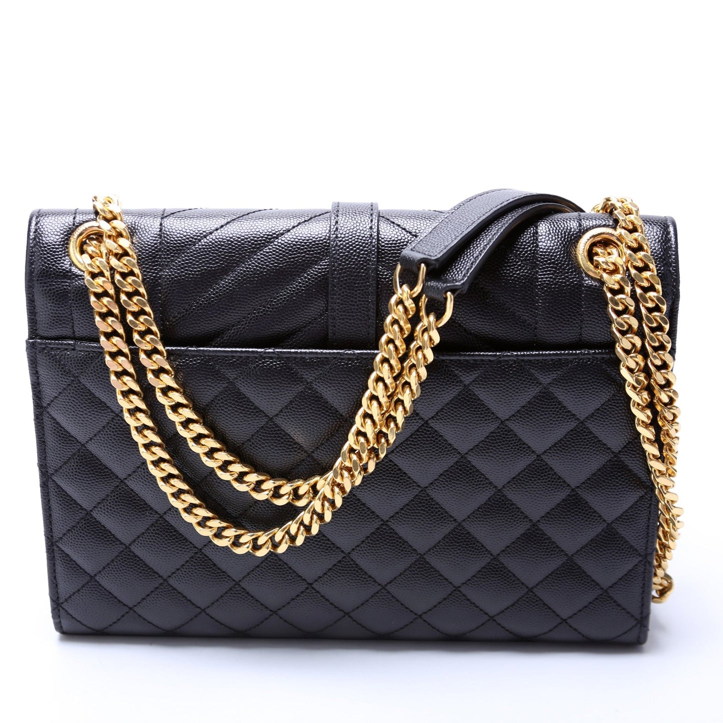 Saint Laurent Envelope Medium Grain De Triquilt 600185 Bag