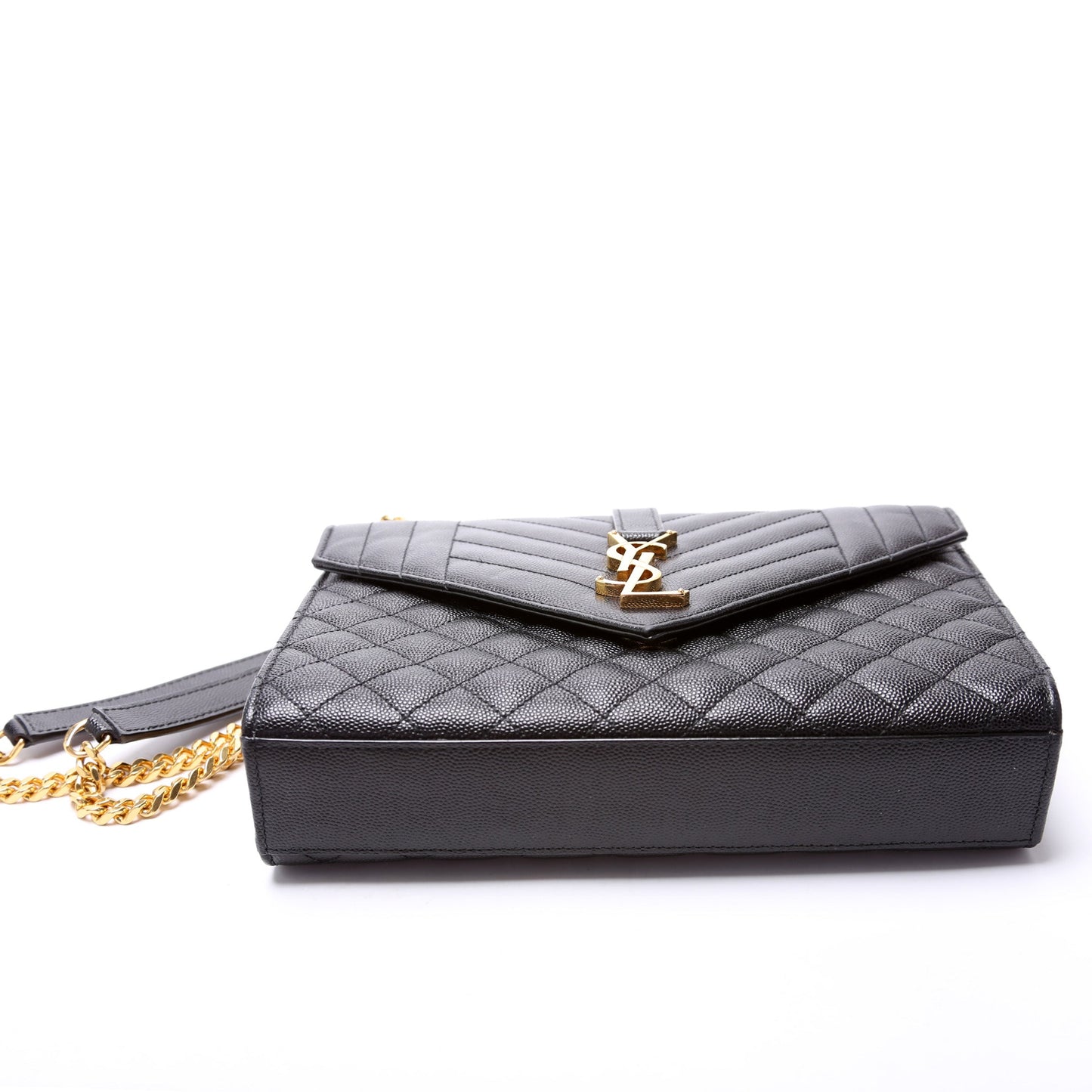 Saint Laurent Envelope Medium Grain De Triquilt 600185 Bag
