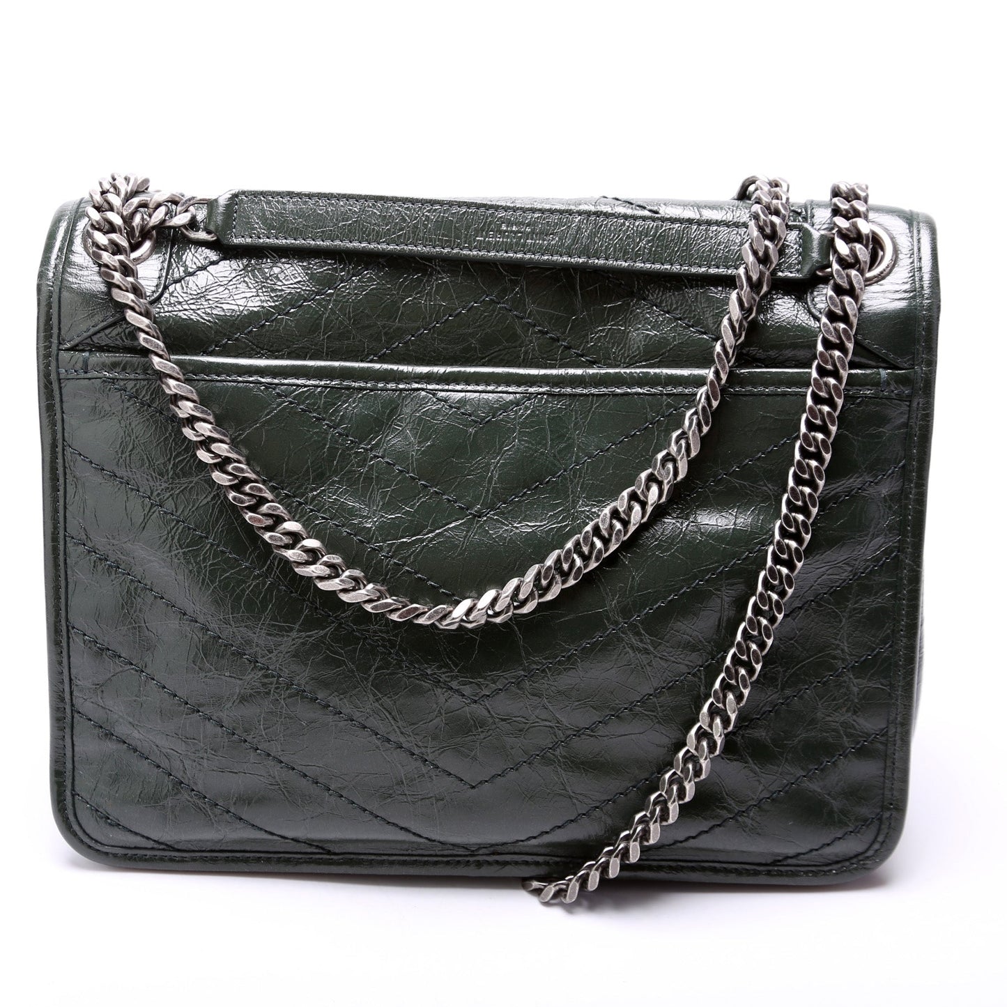 Saint Laurent Niki Medium Crinkle Leather Bag