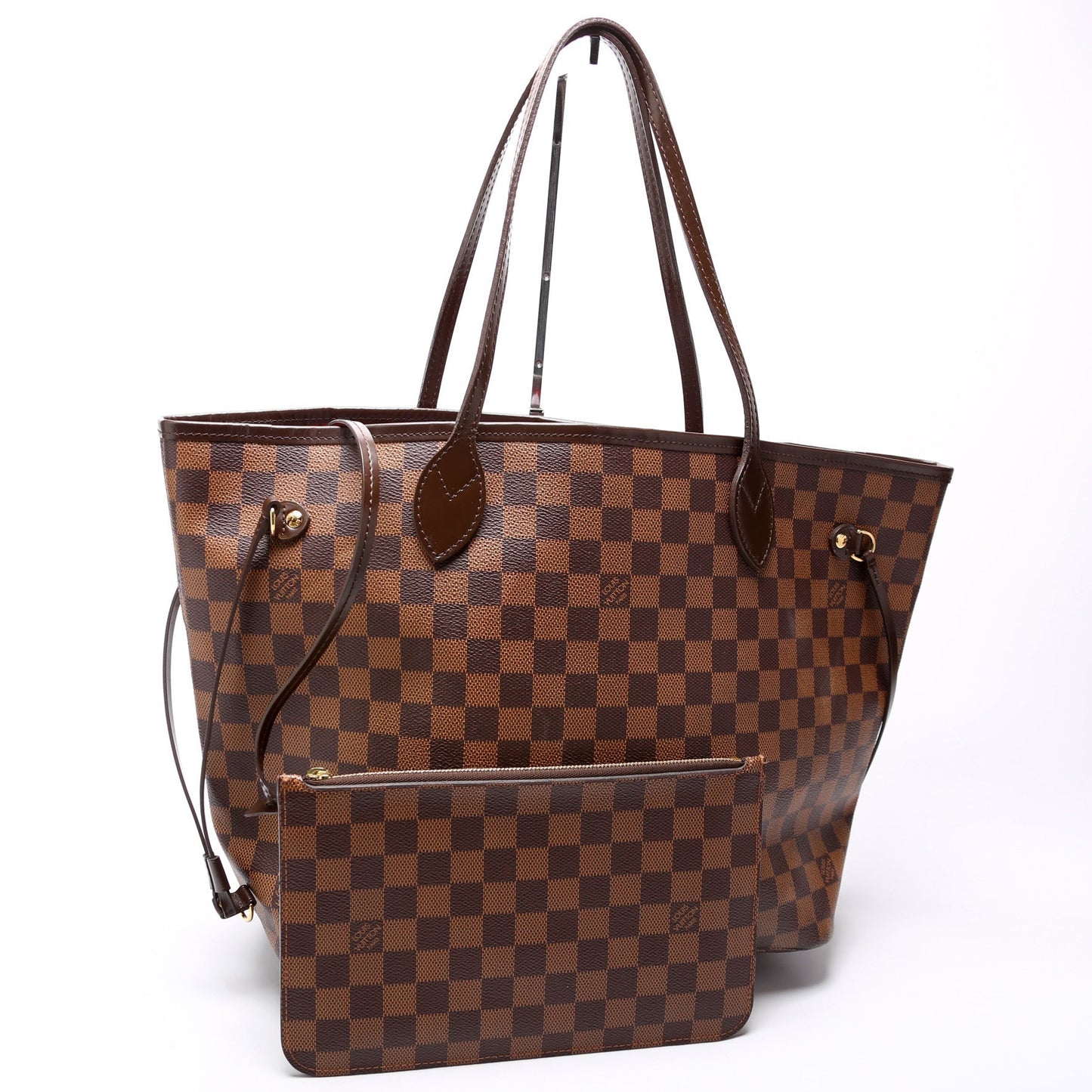 Louis Vuitton Neverfull MM w/Wallet Damier Ebene