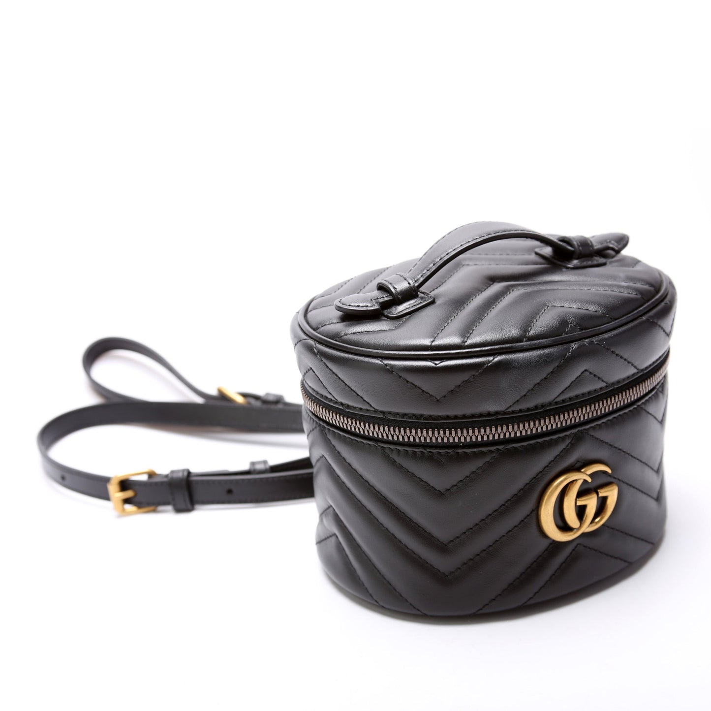 Gucci 598594 GG Marmont Mini Vanity Backpack Bag