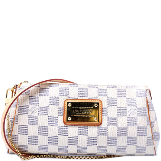 Louis Vuitton Eva Clutch Damier Azur
