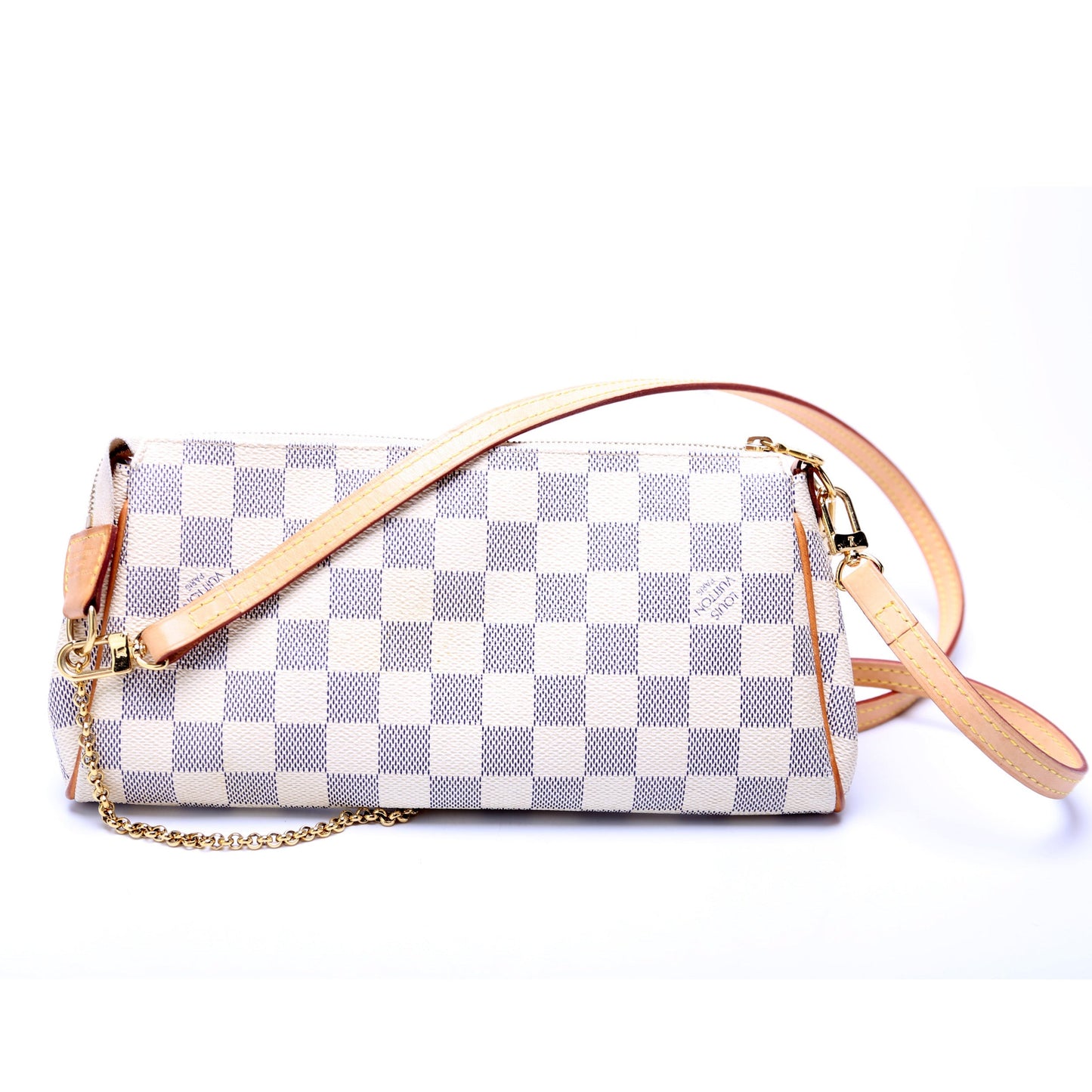 Louis Vuitton Eva Clutch Damier Azur
