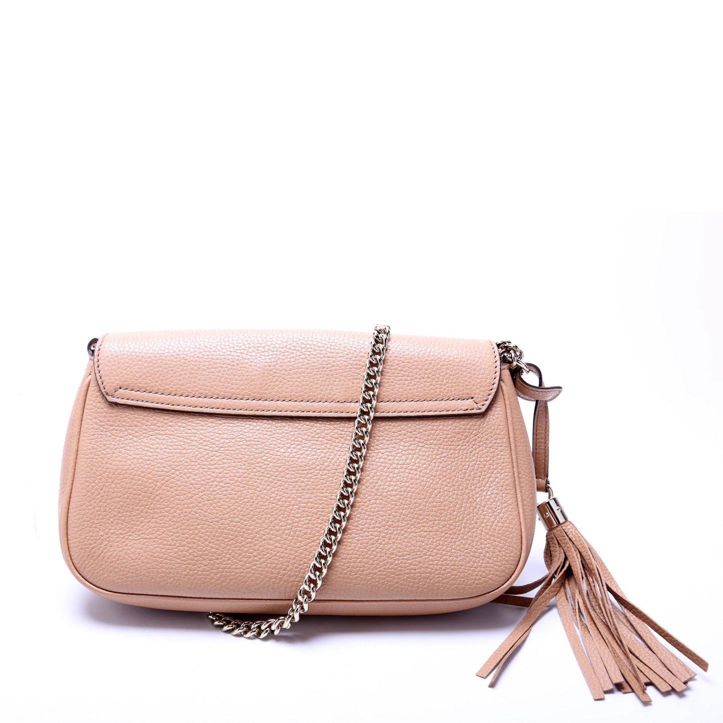 Gucci Soho Chain Tassel Flap Beige 536224 Bag