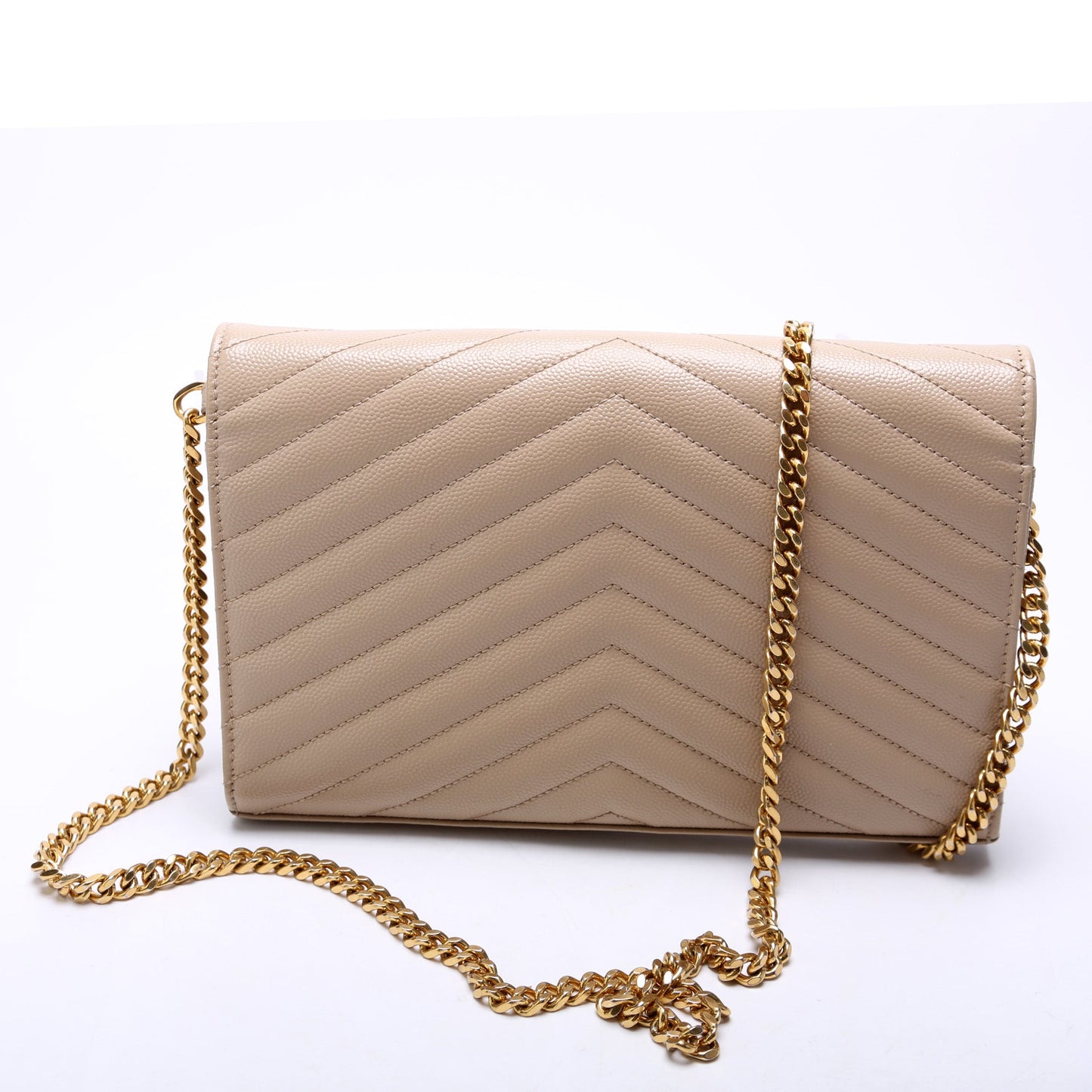 Saint Laurent Grain De Chain Wallet Bag