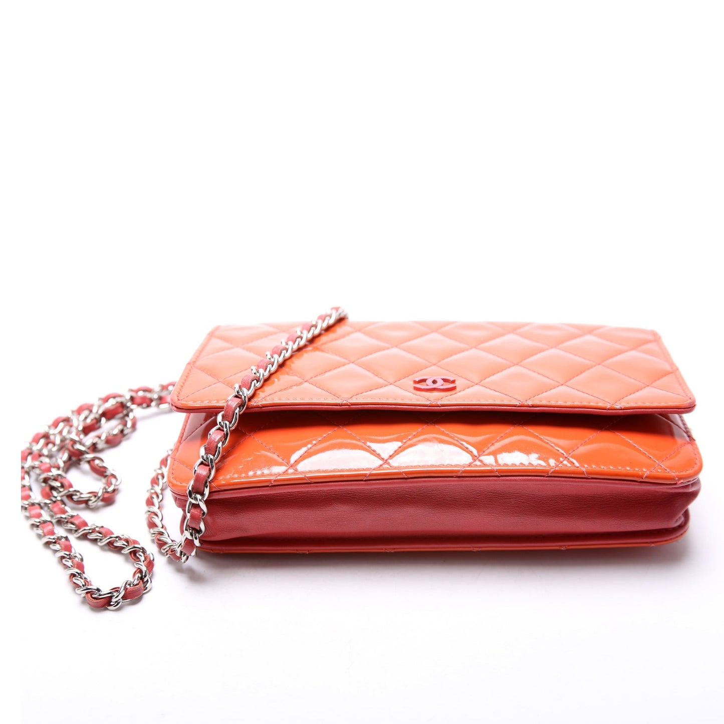 Chanel WOC Quilted Patent Bag
