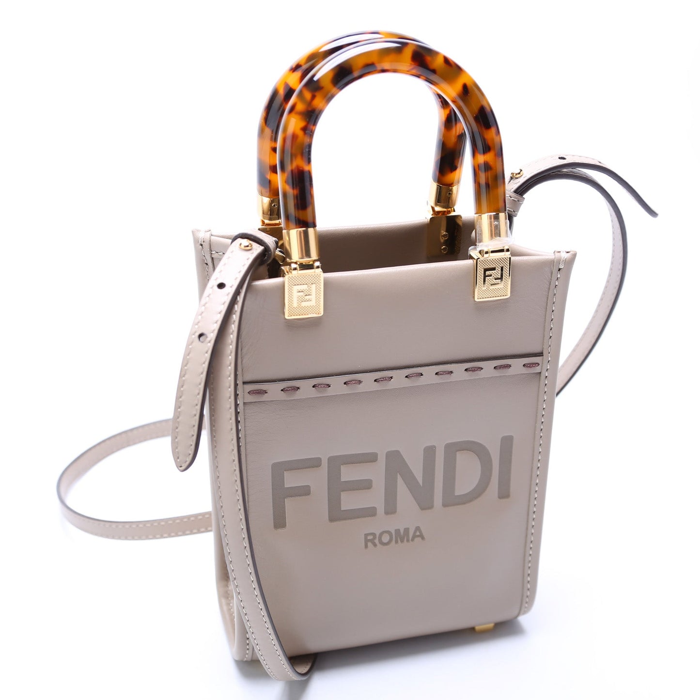 Fendi 8BS051 Mini Sunshine Shopper Bag
