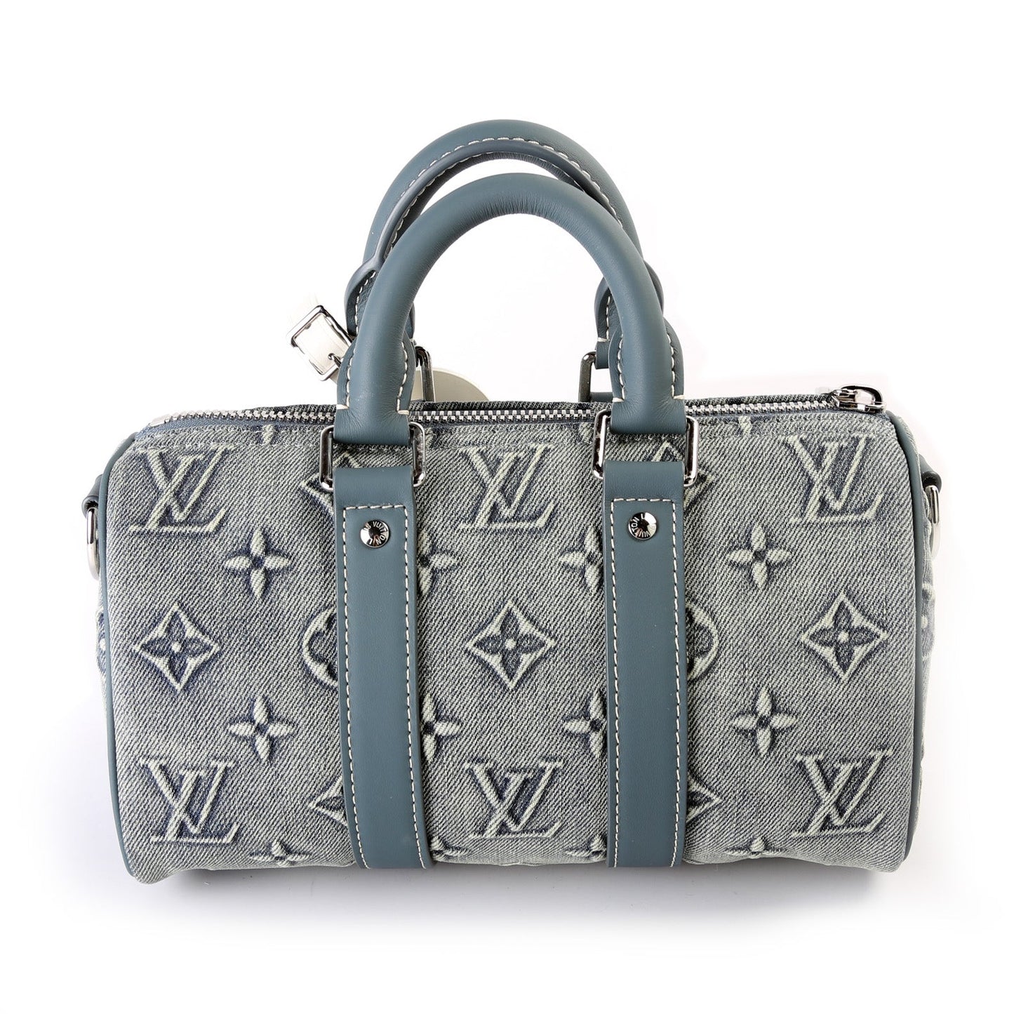 Louis Vuitton Keepall 25 W/Strap Denim Monogram