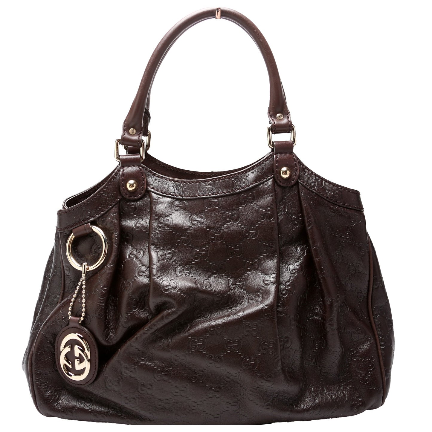 Gucci 211944 Sukey GG Leather Medium Bag