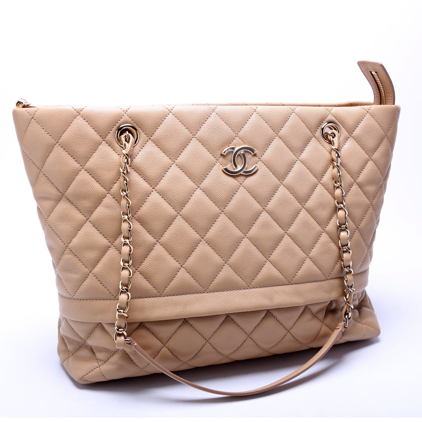 Chanel CC Rolled Up Tote Caviar 28M Bag