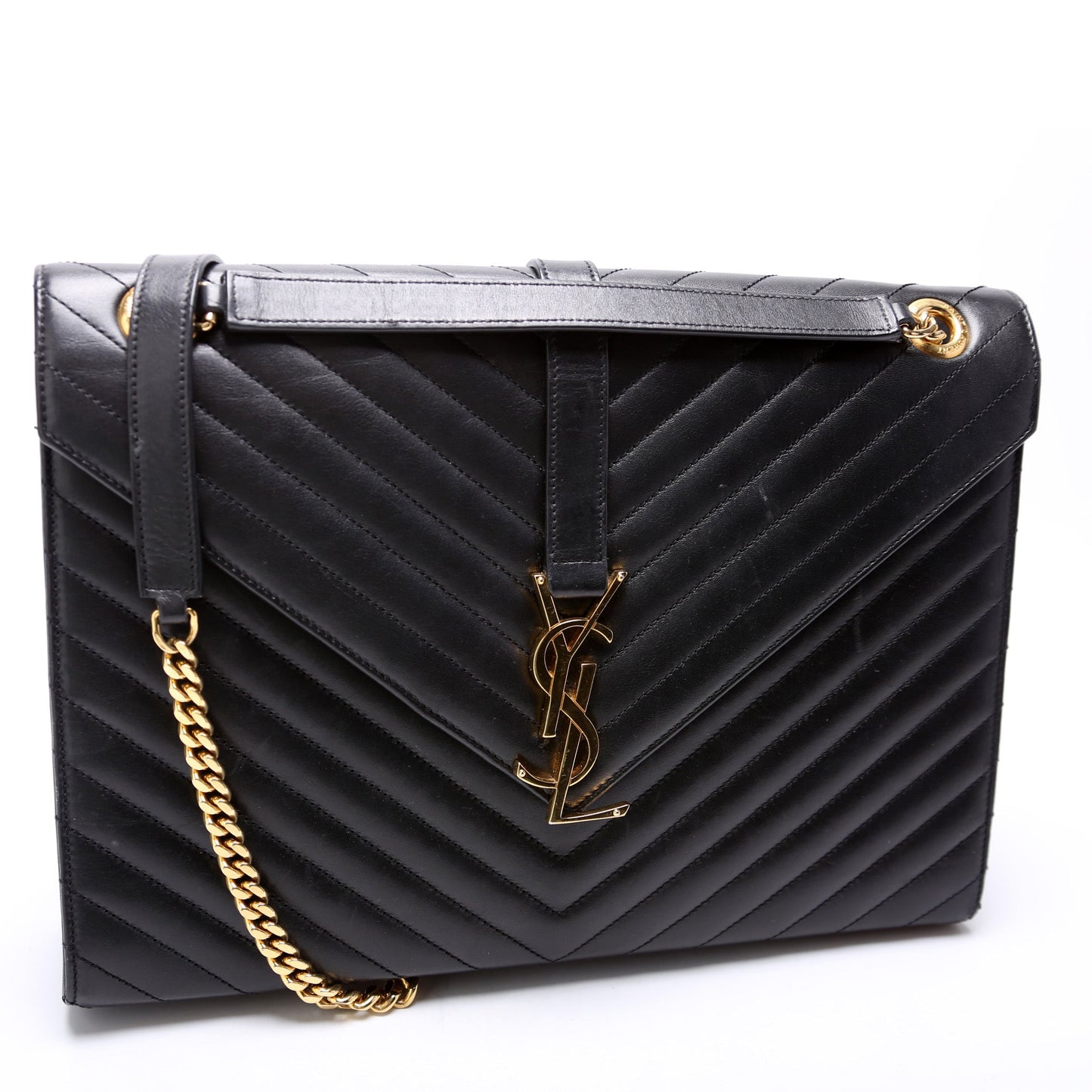 Saint Laurent Envelope Large Chevron 342023 Bag