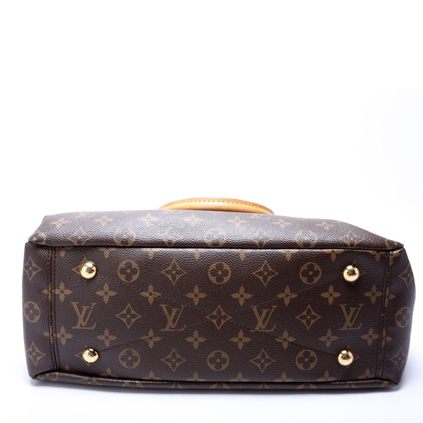 Louis Vuitton Pallas Tote Monogram Canvas Side