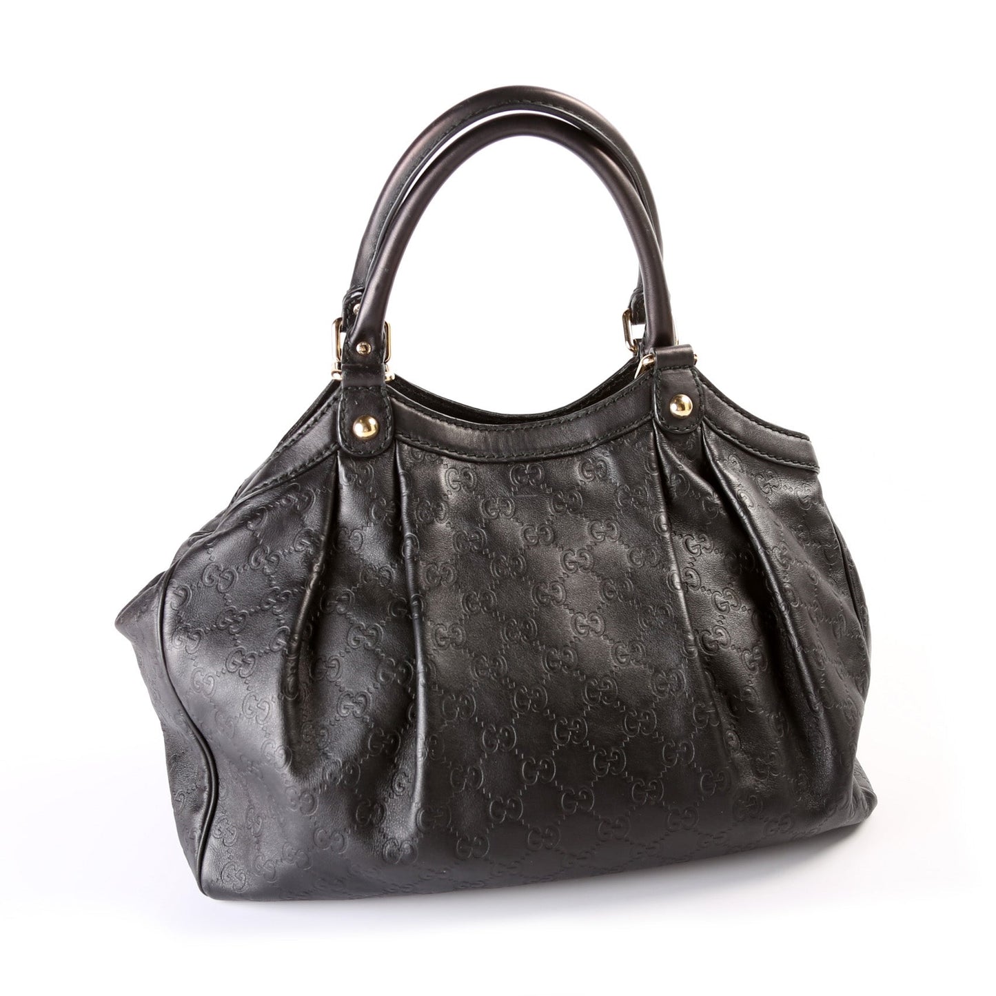 Gucci 211944 Sukey GG Leather Medium Bag