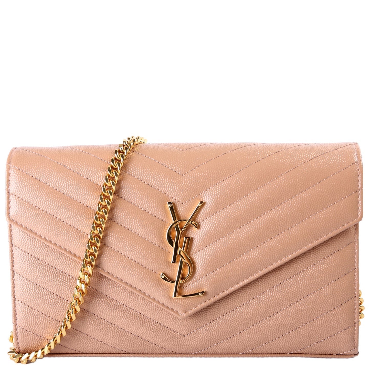 Saint Laurent Grain De Poudre Chain Wallet 377828 Bag