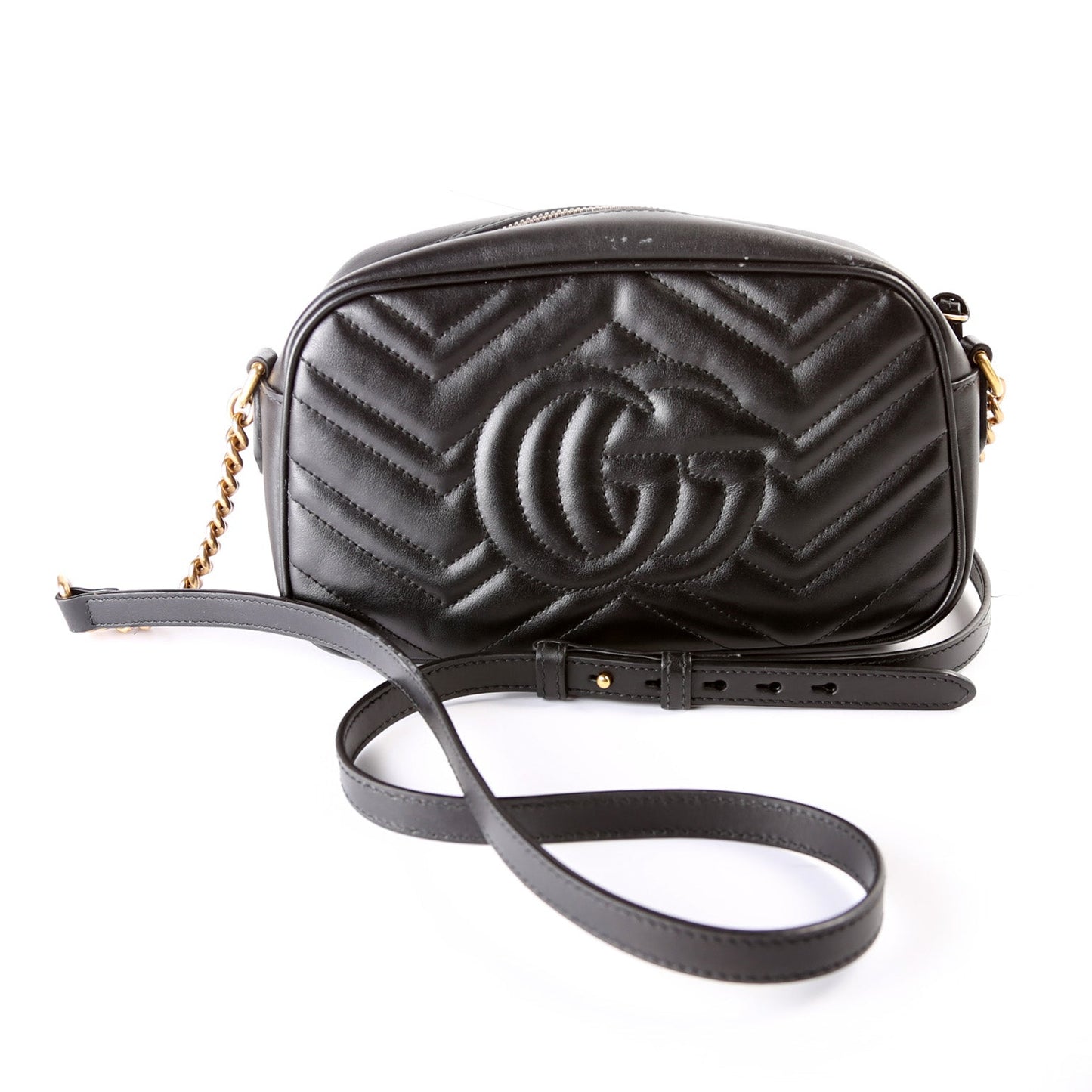 Gucci 447632 Marmont Small Leather Camera Bag