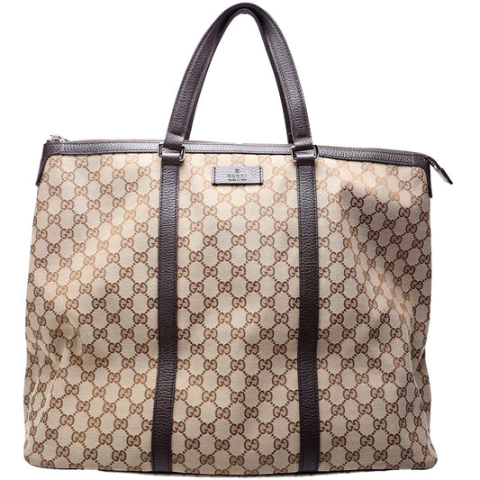 Gucci 449170 GG Canvas Joy Zip Tote Large Bag