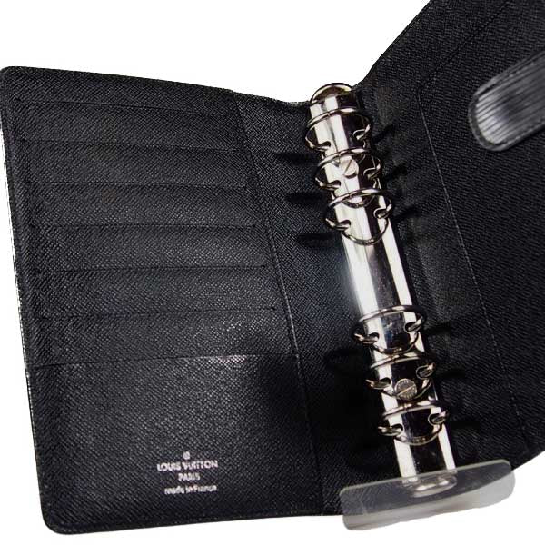 LOUIS VUITTON Notebook cover R20042 Epi Leather Noir Agenda MM Epi System notebook cover unisex(Unisex)