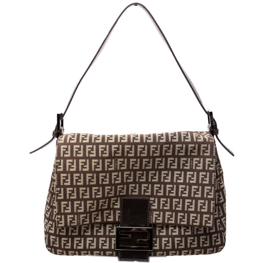 Fendi 8BR001 Mama Forever Zucchino Fabric Bag