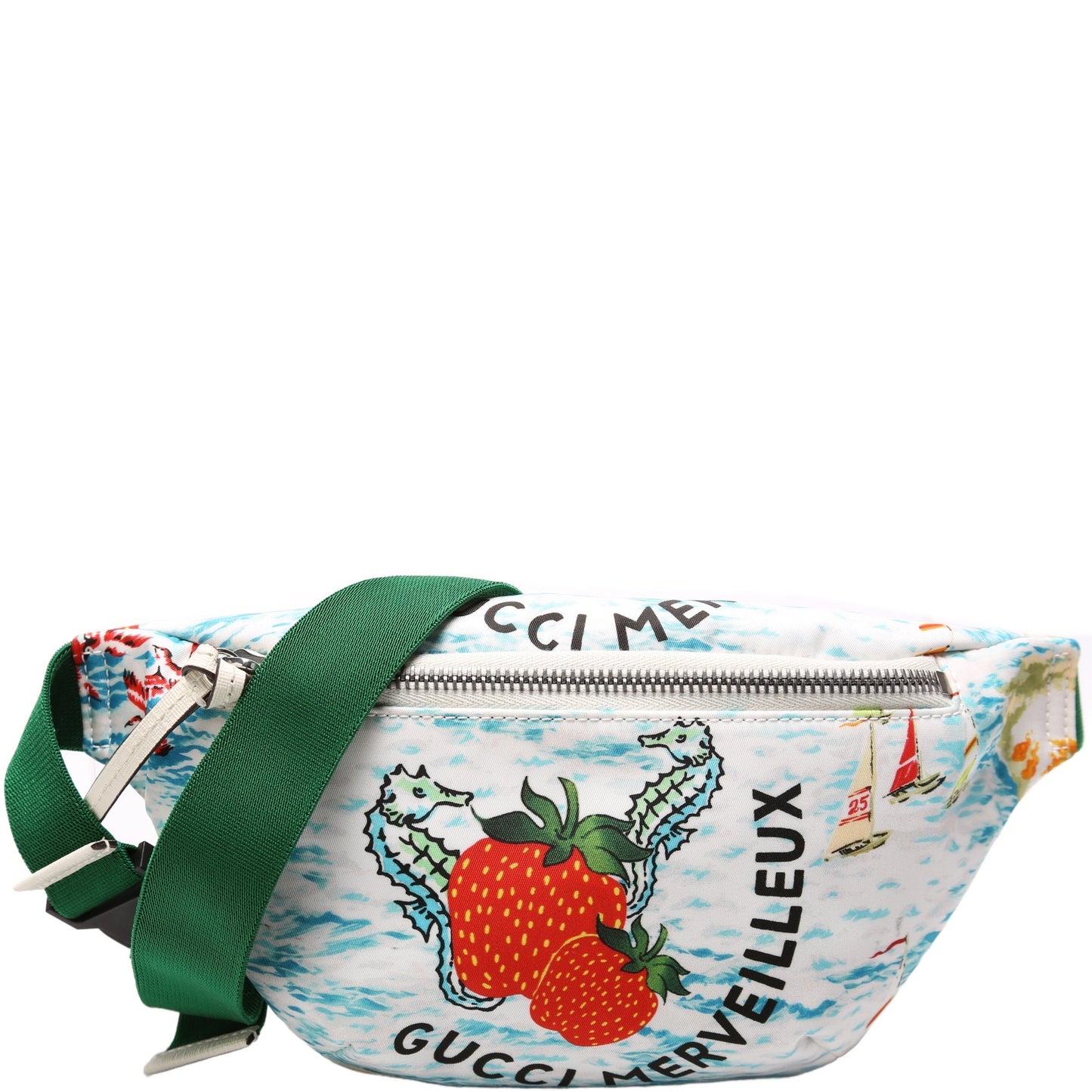 Gucci 502095 GG Supreme Strawberry Belt Bag