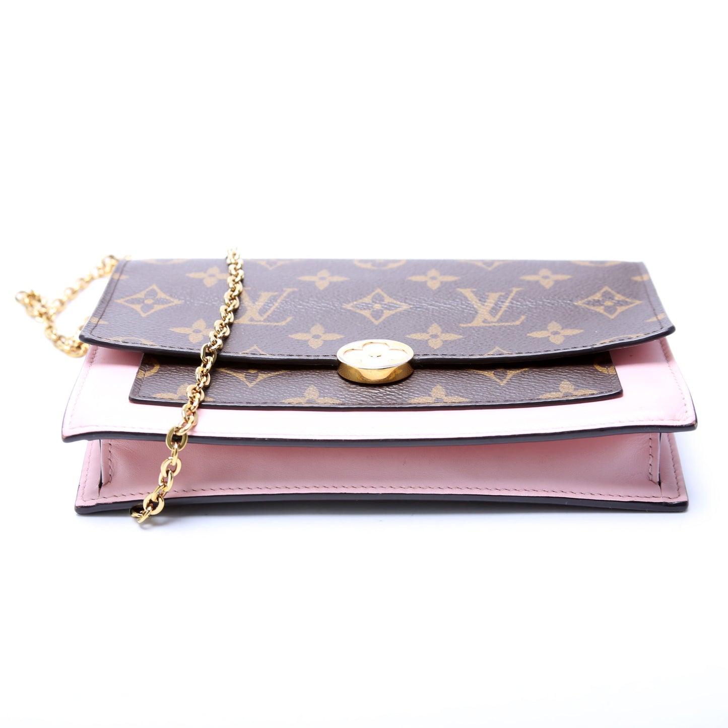 Louis Vuitton Flore Chain Wallet Monogram