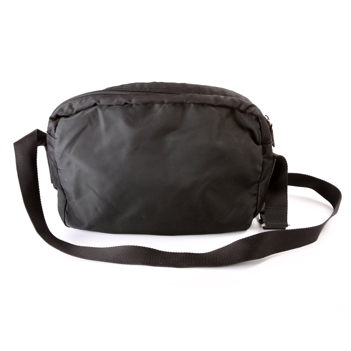 Prada Nylon Small Zip Messenger Bag