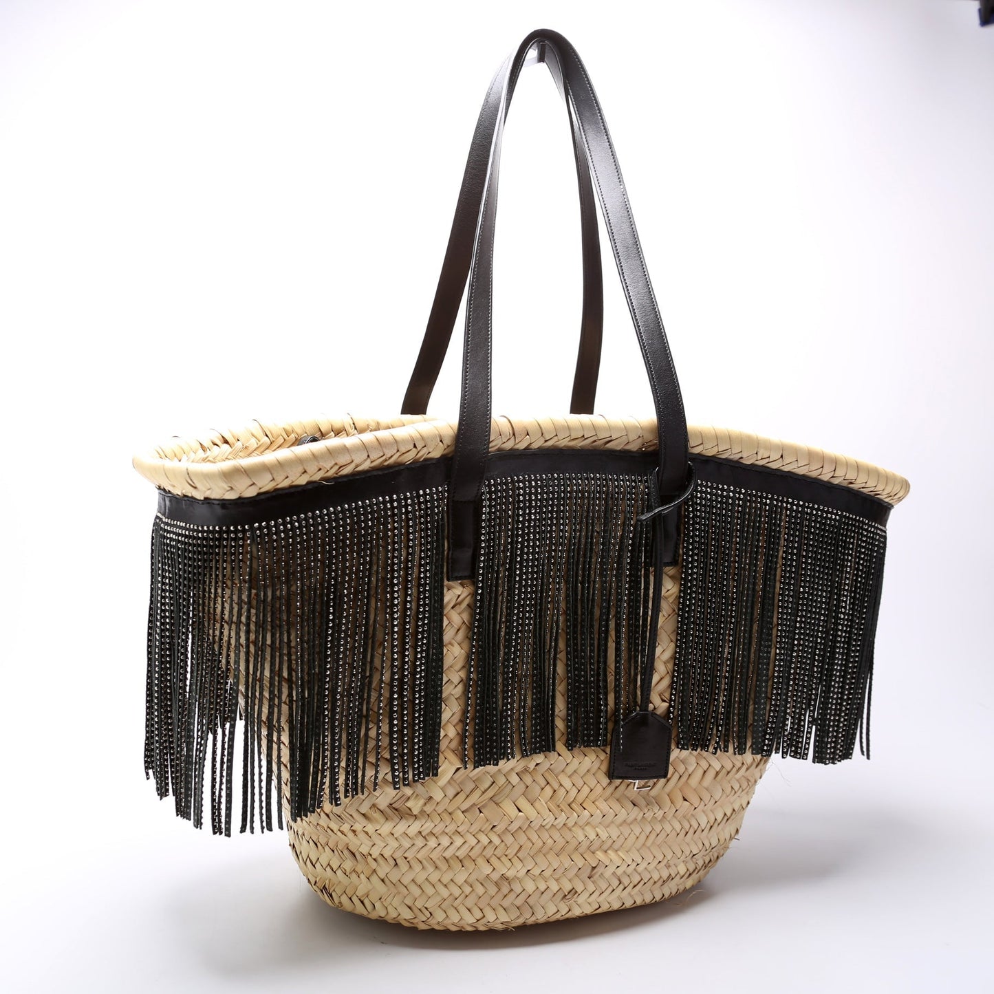 Saint Laurent 418824 Panier Fringe Tote Bag