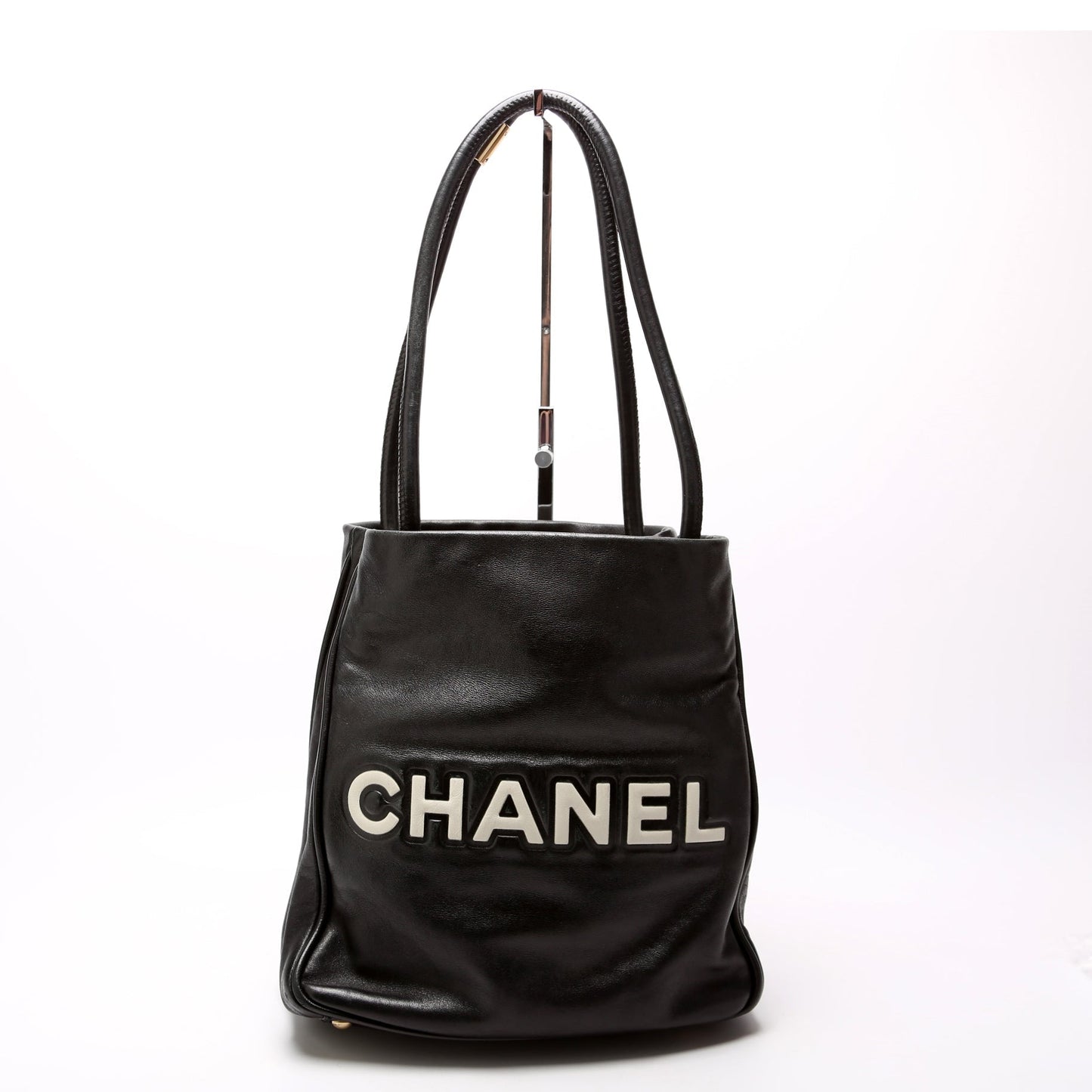 Chanel Camellia Lambskin Tote Bag