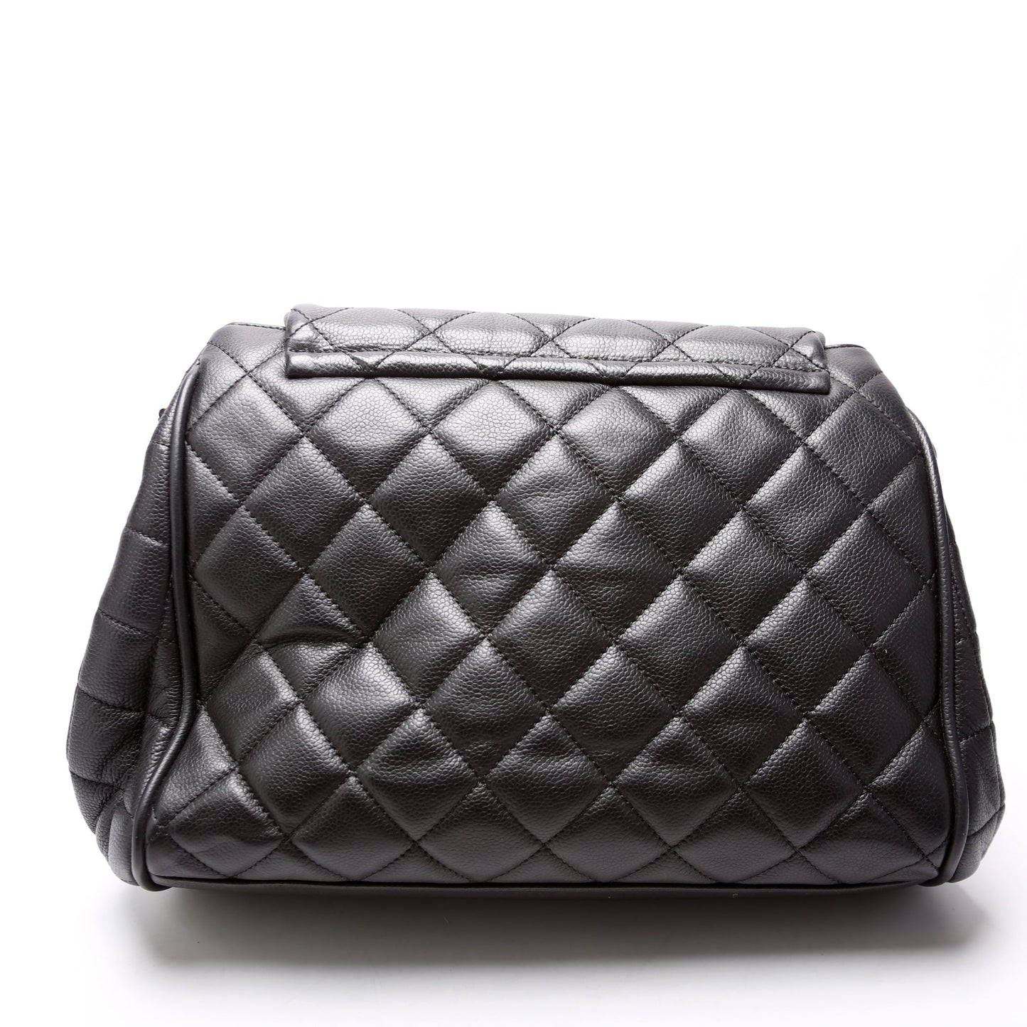 Chanel Timeless CC Accordion Flap Quilted Caviar 15M Bag