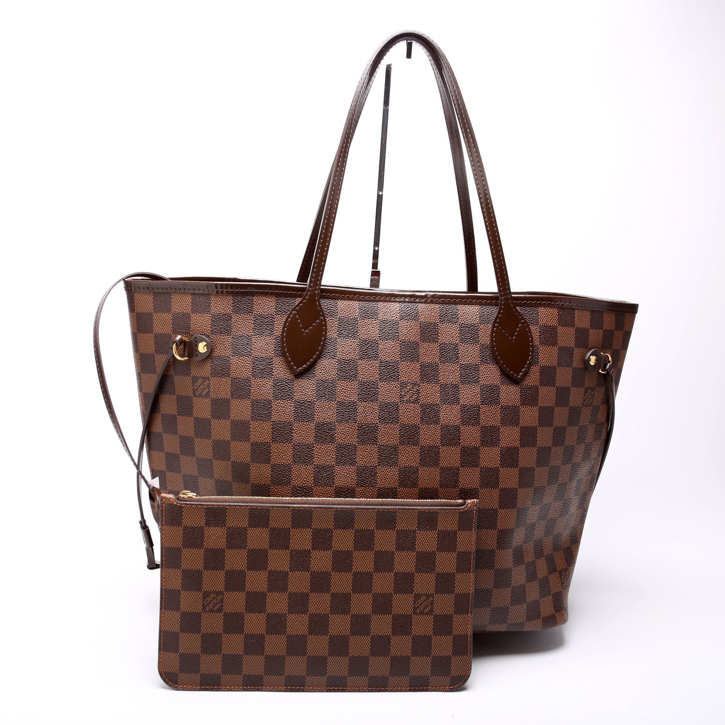 Louis Vuitton Neverfull MM W/ Wallet Damier Ebene