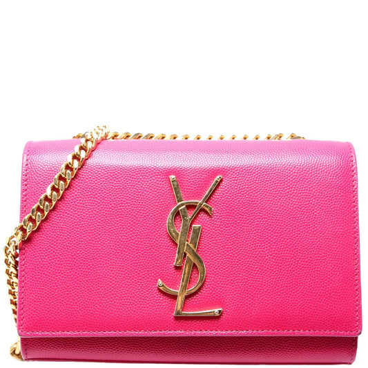 Saint Laurent Kate Satchel Grain Small Bag