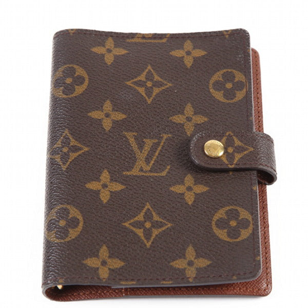 LOUIS VUITTON Notebook cover R20005 Monogram canvas Brown 6-hole notebook cover Monogram Agenda PM(Unisex)