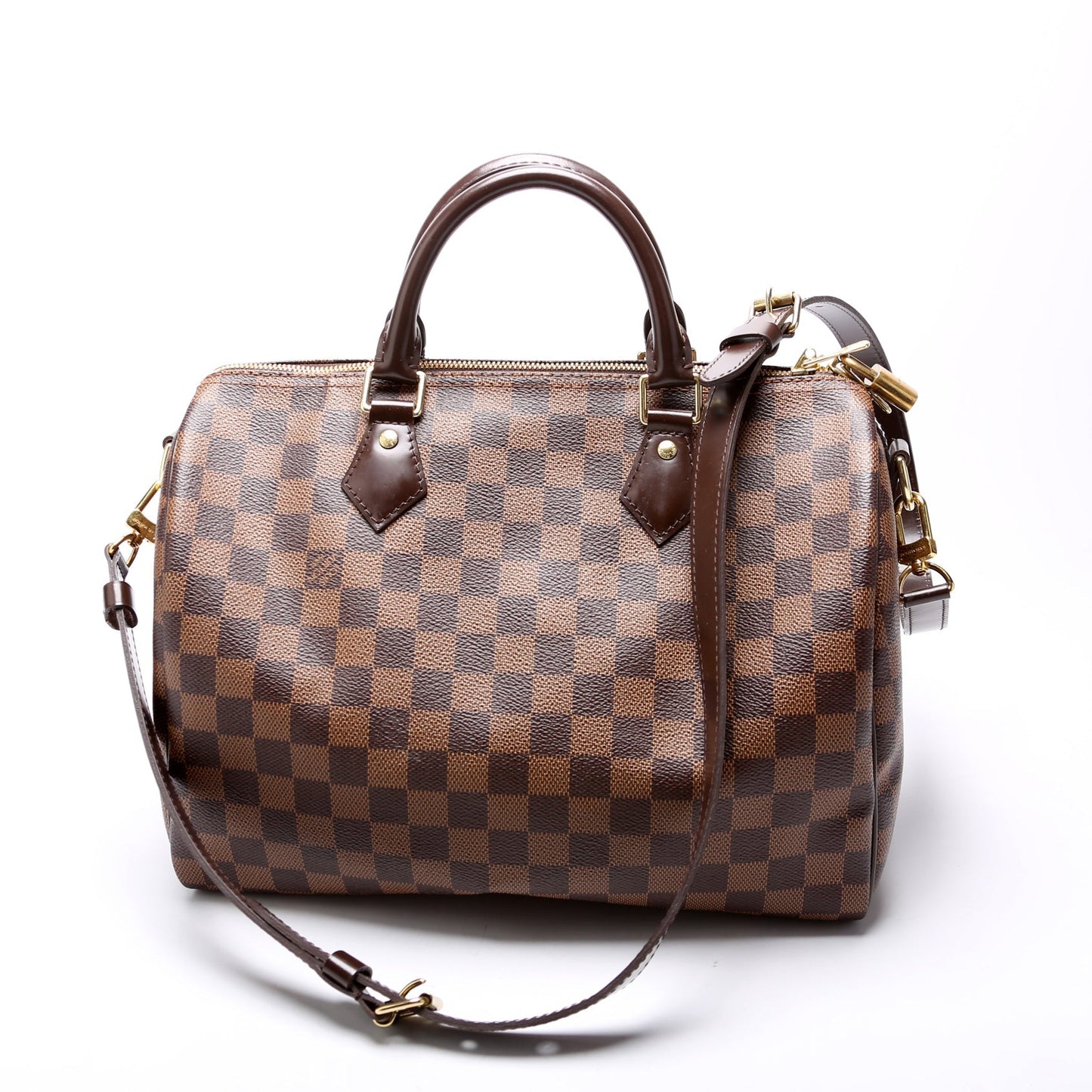 Louis Vuitton Speedy 30 Bandouliere Damier Ebene