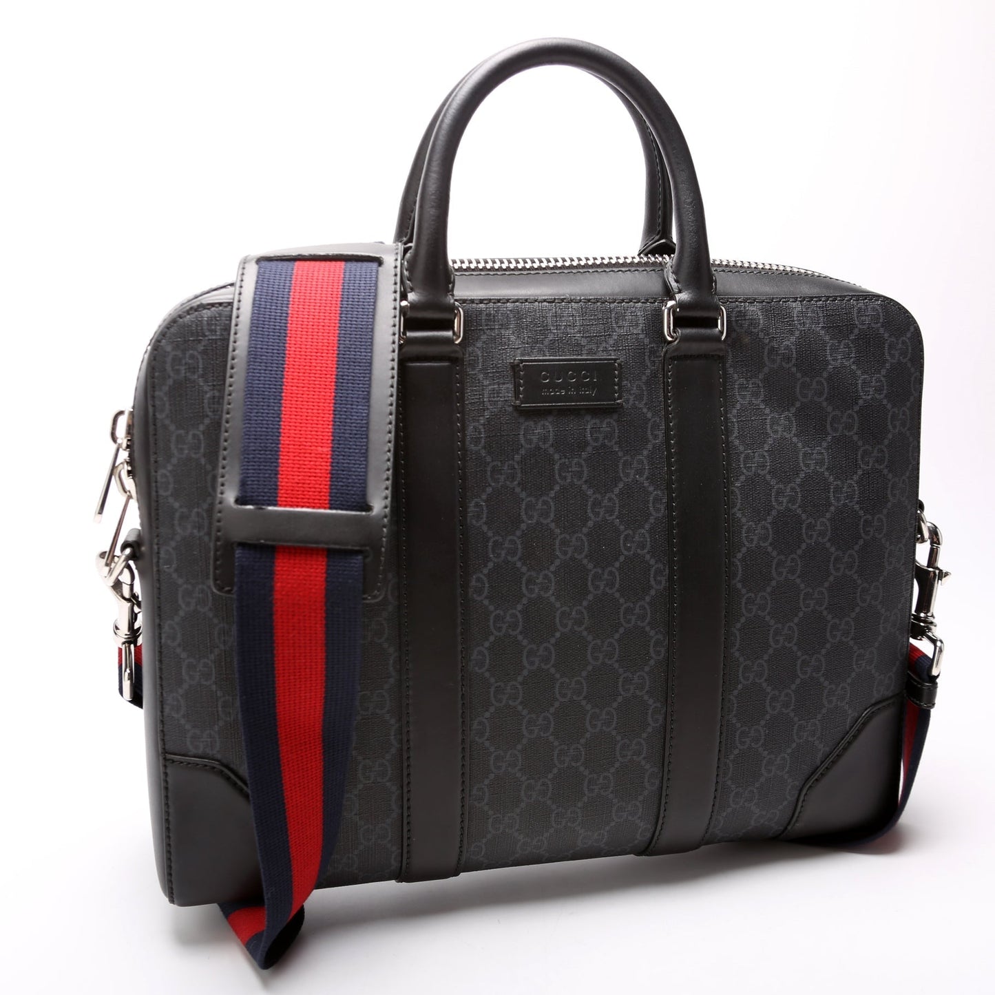 Gucci 474135 GG Supreme Briefcase Bag