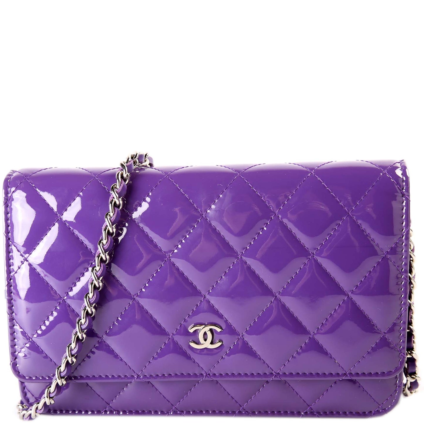 Chanel WOC Classic Quilted Patent Bag