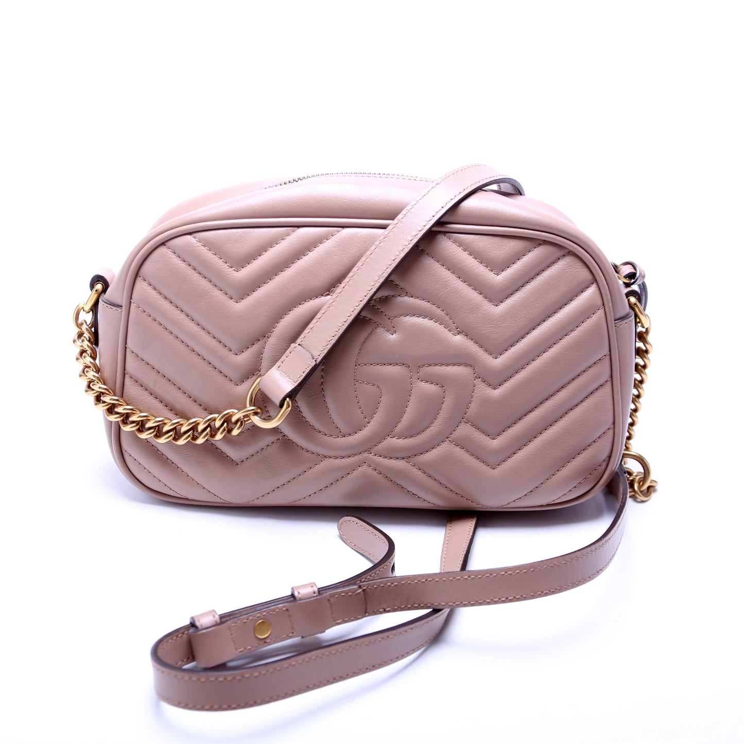 Gucci 447632 Marmont Small Leather Camera Bag